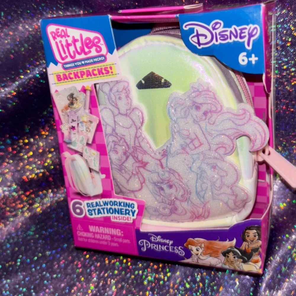 Real Littles Disney Princess Iridescent Mini Backpack